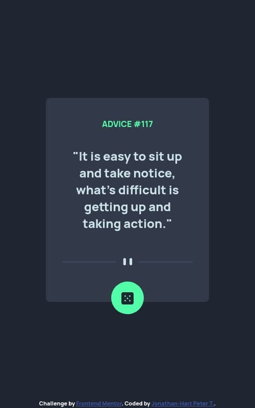 Project Image Advice Generator Application