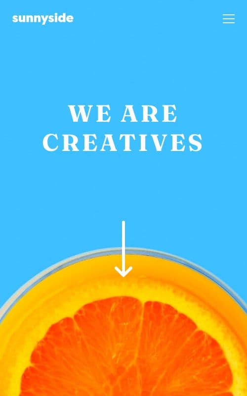 Project Image Sunnyside Agency Landing Page